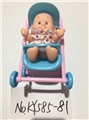 OBL721907 - Russian expression 5.5 -inch doll with a new cart