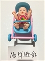OBL721908 - Russian expression 5.5 -inch doll with a new cart