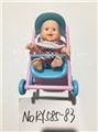 OBL721909 - Russian expression 5.5 -inch doll with a new cart