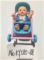 OBL721914 - Russian expression 5.5 -inch doll with a new cart