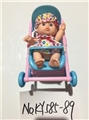 OBL721915 - Russian expression 5.5 -inch doll with a new cart