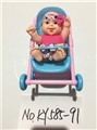 OBL721916 - Russian expression 5.5 -inch doll with a new cart