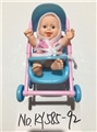 OBL721917 - Russian expression 5.5 -inch doll with a new cart