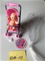 OBL721950 - 5.5 -inch doll with amphibious pram expression