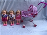 OBL722006 - 14 inch empty handed doll with four tones of IC with iron carts