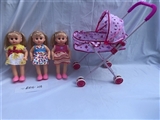 OBL722010 - 14 inch empty handed doll with four tones of IC with iron carts