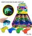 OBL722454 - 恐龙透明SLIME+灯 12PCS