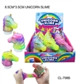 OBL722455 - 独角马造型瓶SLIME 12PCS