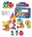 OBL722670 - Little masked man luxurious paradise with three people