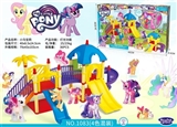 OBL722819 - The pony bao li park sets (with lighting)