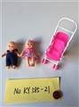 OBL722968 - Two Russian expression 5.5 -inch doll stroller