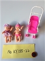 OBL722969 - Two Russian expression 5.5 -inch doll stroller
