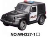 OBL723318 - 1:16四通遥控仿真警车车(带灯光包电)