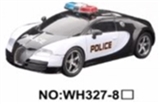 OBL723325 - 1:16四通遥控仿真警车车(带灯光)