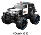 OBL723355 - 1:16四通遥控仿真大轮警车(带灯光包电)