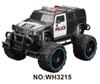 OBL723357 - 1:16四通遥控仿真大轮警车(带灯光包电)