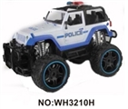 OBL723358 - 1:16四通遥控仿真大轮警车(带灯光包电)
