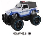 OBL723359 - 1:16四通遥控仿真大轮警车(带灯光包电)