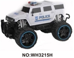 OBL723362 - 1:16四通遥控仿真大轮警车(带灯光包电)