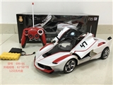 OBL723792 - 法拉利1:10五通遥控车开门带灯光 喷漆手把遥控器
