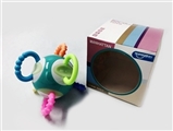 OBL724019 - Plain coloured six reverse tooth rubber ball