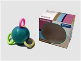 OBL724020 - Plain coloured Manhattan rotated teeth rubber ball