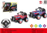 OBL724164 - 1比20灯光美国队长吉普车