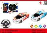 OBL724165 - 1比18布加迪透明警车/带灯光