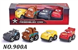 OBL725657 - 4款新汽车总动员回力积木车4PCS/盒