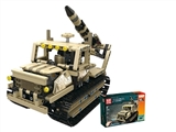OBL725769 - 小颗粒拼装遥控积木履带武装火箭炮-装甲联盟陆战队(606/PCS,机身包电)