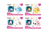 OBL725810 - Baby educational light music soft rubber animals (ABCD)