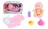OBL726247 - With 9.5 -inch paddle doll IC bath duck bath ball bottle