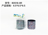 OBL726802 - 热转印爱心小花3号彩虹圈