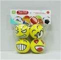 OBL727495 - 6.3 CM ball set of four PU expression