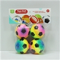 OBL727500 - 6.3 CM dazzle colour PU ball set of four