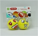 OBL727501 - 6.3 CM expression PU ball set of 2