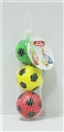 OBL727512 - 6.3 CM three sets of three color PU football