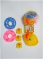 OBL727616 - 四只庄搪塑大号子母鸭加泳圈（环保材料）