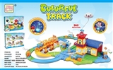 OBL727626 - Sleeping clouds 360 ° rotation orbit train assembled projection lighthouse building blocks