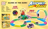 OBL727641 - Special 360 ° rotating luminous soft track car wheel mountain scene