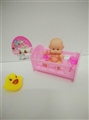 OBL728101 - Cartoon evade glue doll baby cradle suits