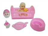 OBL728124 - Evade glue doll big baby bed sets