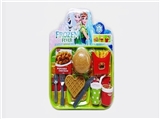OBL728468 - Ice and snow country children play house burger platter toys suit Hamburg