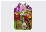 OBL728491 - Barbie play toys fast food combination