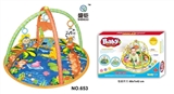 OBL728515 - Round a baby-crawling fitness blanket (with music)