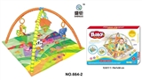 OBL728525 - Square a baby-crawling fitness blanket (with music)