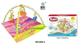 OBL728526 - Square a baby-crawling fitness blanket (with music)