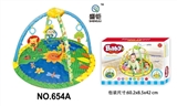 OBL728539 - Round a baby-crawling fitness blanket (with light music)