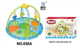 OBL728540 - Round a baby-crawling fitness blanket (with light music)