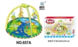 OBL728541 - Round a baby-crawling fitness blanket (with light music)